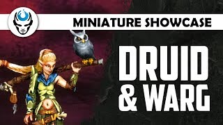 DRUID & WARG - D&D MINIATURES - LVL 5 MINIATURE SHOWCASE 4K