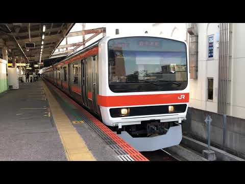 武蔵野線209系500番台千ケヨM82編成.府中本町行き.西船橋駅発車