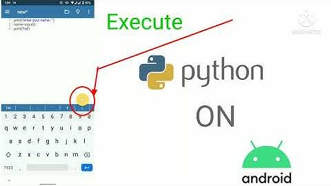Run python / Python Coding in android | Samir Khanal