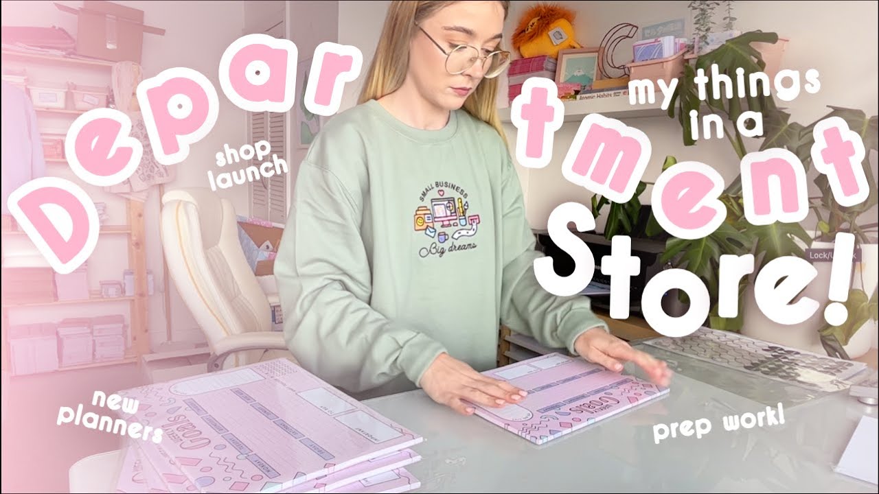 STUDIO VLOG | My Products in the BEST CHRISTMAS SHOP! Sweater Launch ...