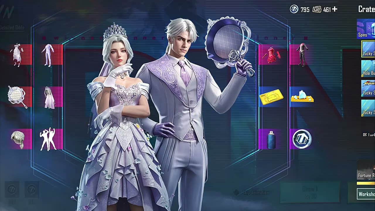 Bgmi Wedding dress returns | New lucky Spin Bgmi 