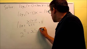Solving Logarithmic Equations: Ex 6