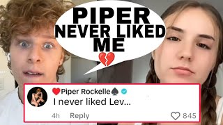 Piper Rockelle CONFIRMS She NEVER LIKED Lev Cameron?! 😱💔 **With Proof** | Piper Rockelle tea