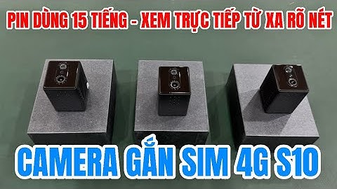 Camera gắn sim 4g s10 MẪU MỚI 2025 , camera sử dụng sim 4g xem từ xa pin dùng 15 tiếng hình ảnh 4K