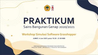 Praktikum Sains Bangunan : Workshop Simulasi Software Grasshopper screenshot 3