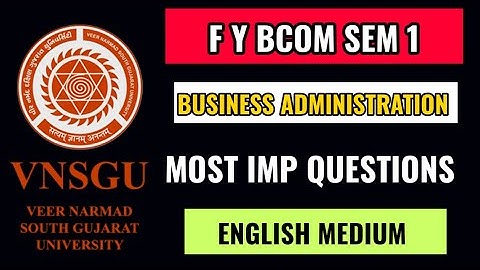 Fybcom sem 1 BA English medium || Fybcom sem 1 imp BA in English medium || Fybcom sem 1 Ba imp