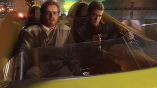 Anakin and Kenobi Chase Zam Wesell (Part 1) [4K HDR] - Star Wars: Attack of the Clones