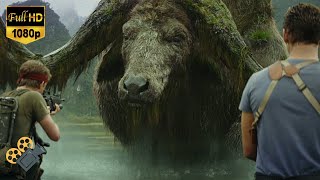 Giant Buffalo Scene | Kong Save Buffalo | Kong: Skull Island (2017) [1080p 60fps HD]