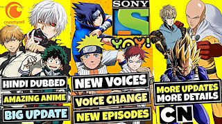 Naruto Voice Change SONY YAY New Season!Tokyo Ghoul Hindi Dubbed!Anime News