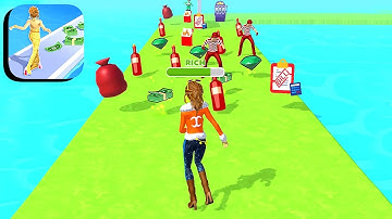 RUN RICH 3D 💃🤑💰 All Levels Gameplay Android,ios (Levels 13-14)