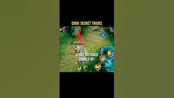 CHOU SECRET TRICKS TUTORIAL 🔥 #MobileLegends #ChouCombo #MLBBSecrets #Tutorial