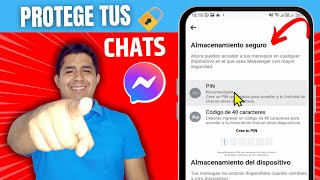 Como crear un PIN en Messenger Facebook 2024 ( Protege tus chats) screenshot 3