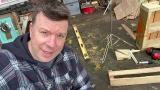 Building Pallet Wood Shelves/Shelving the EASIEST way