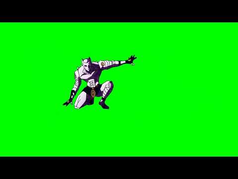 Killer Queen Bites Za Dusto | Green Screen [High Quality Version]