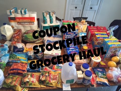 COUPON STOCKPILE GROCERY HAUL: FAMILY OF 6