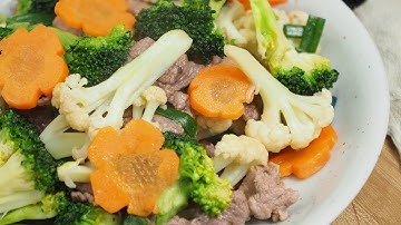 Cách xào súp lơ xanh giòn với thịt lợn đúng cách ngon miệng