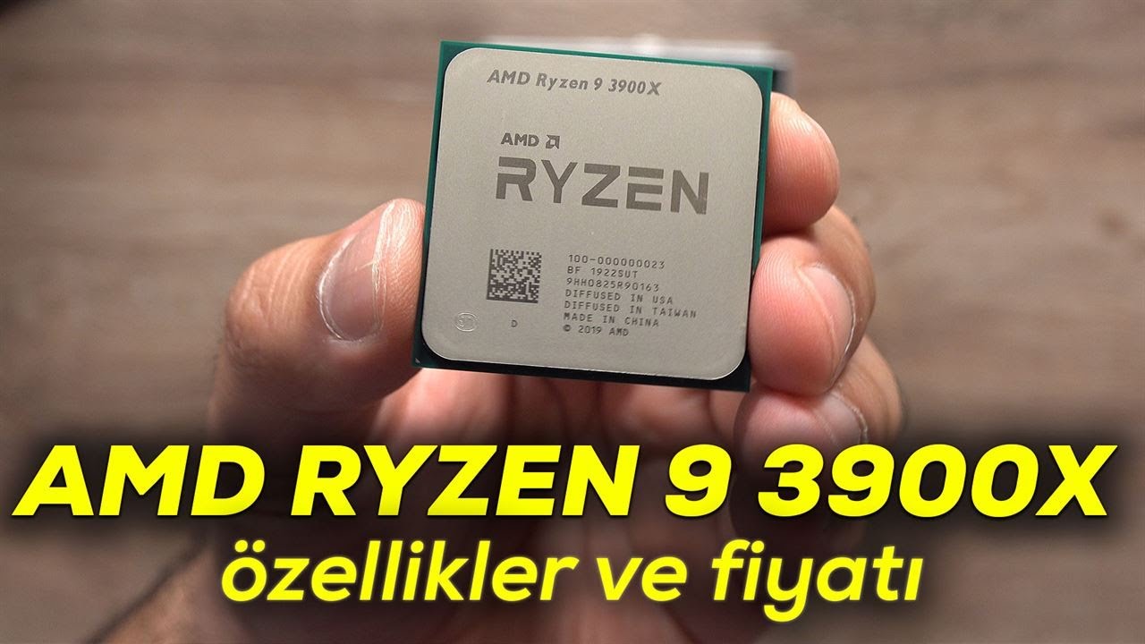 AMD Ryzen 9 3900X özellikleri ve fiyatı - YouTube