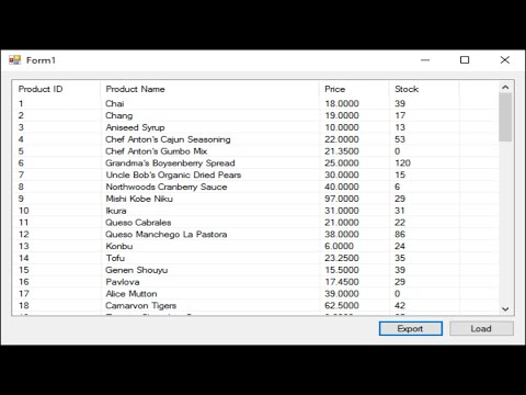 C# Tutorial - How to Export data in ListView to Excel file | FoxLearn