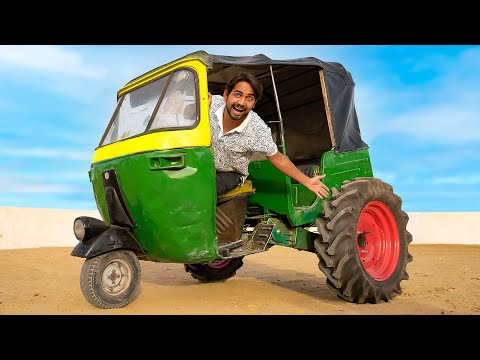 Tractor Tyre In Tempo - टेम्पो में लगा दिये ट्रैक्टर के टायर | Monster Tempo