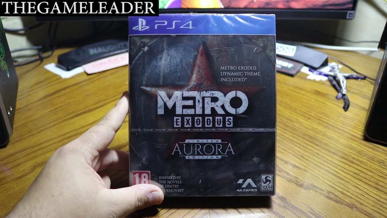 Metro Exodus Limited Edition Aurora Xbox One - Version Française - Boîte Et Instructions - Très Bon état