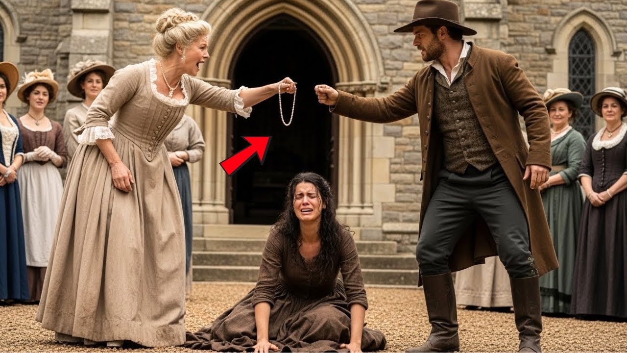 La acusaron de “ladrona” en la plaza — pero el hacendado tomó su mano y anunció “Ella será mi esposa