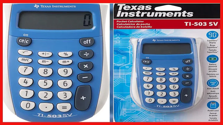 Texas Instruments TI 503 SV Standard Function Calculator
