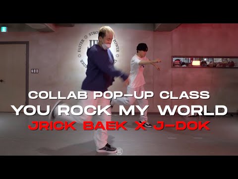 JRICK BAEK X J-DOK COLLABO POP-UP  Class | Michael Jackson - You Rock My World | @JustjerkAcademy