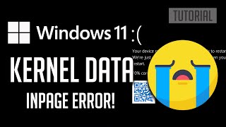 How To Fix KERNEL DATA INPAGE ERROR In Windows 11 | 2023
