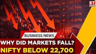 Why Did The Stock Market Fall Today? IT And Oil Stocks Under Pressure | Business News | ET Now