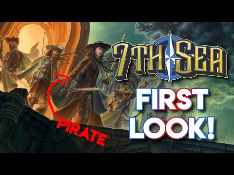 IT'S A PIRATE CARD GAME! | 7th Sea: City of Five Sails First Look!