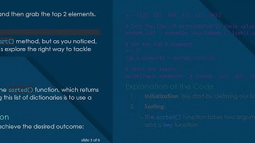 How to Sort a List of Dictionaries in Python and Retrieve the Top N Elements
