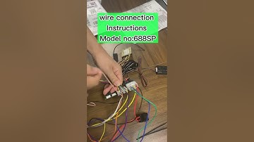 Cardot is telling you how to connect 688SP remote start car alarm wires