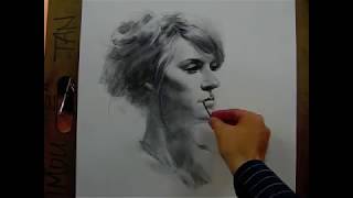 Zimou Tan | Art | 60 minutes live drawing demo.