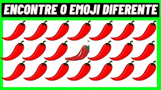 encontre o emoji diferente [ 99% erram ] | adivinha?