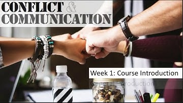 Week 1: Course Introduction: General Introduction