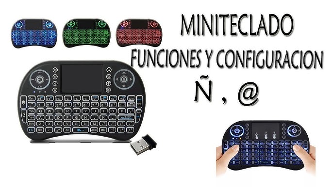 Mini Teclado Inalambrico Retroiluminado Led Smart Tv Android