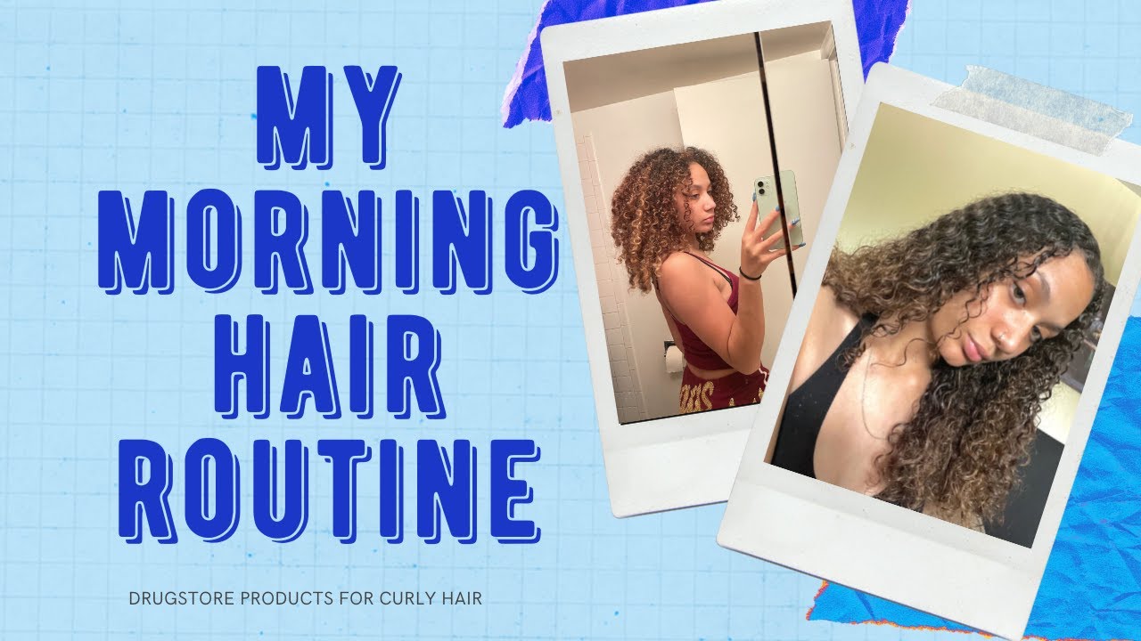 My Morning Hair Routine 🧖🏽♀️ - YouTube