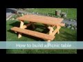 How to build a picnic table - A step by step guide