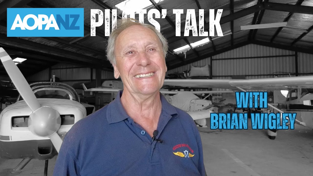 Why Brian Wigley's father used to read the paper and then throw it out the (airplane) window.