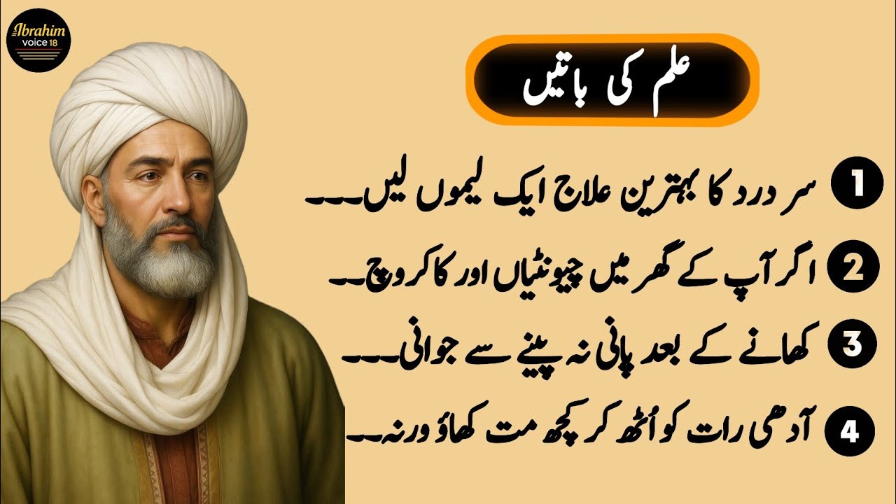 Ilm Ki Batein | Golden Lines Hikmat K Alfaz | Goledn Words Hikmat Ki Batein | Ibrahim Voice 18