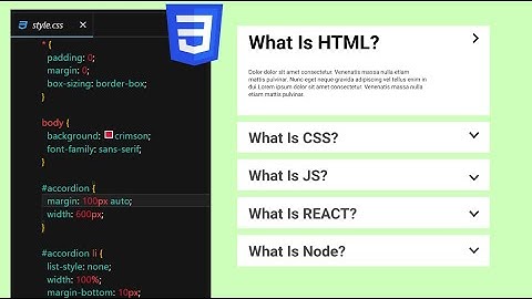 Unveiling Elegance: Creating Accordion Projects Using HTML5 & CSS with #huxnwebdev