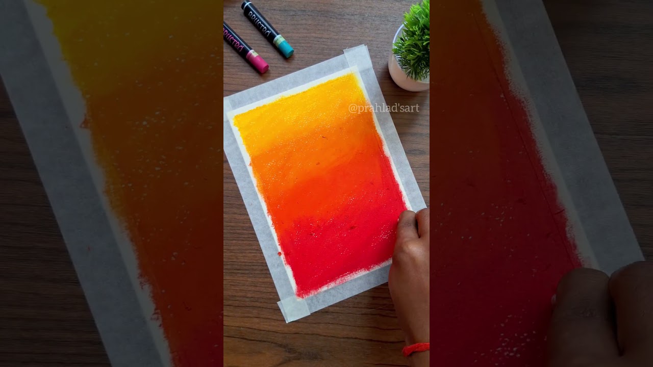 Easy forest sunset Drawing 👌