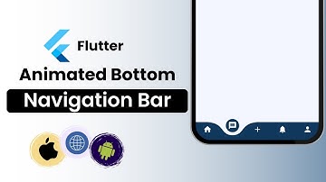 Curved Bottom Navigation Bar | Animated Bottom Navigation Bar