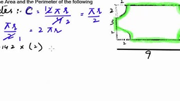 Buzjani Maths Series - Problem & Solution - Find Area and Perimeter - Part 6 (Urdu)