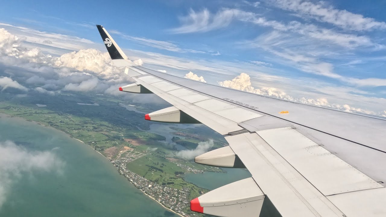 FULL FLIGHT | Air New Zealand Airbus A320 from Auckland to Christchurch