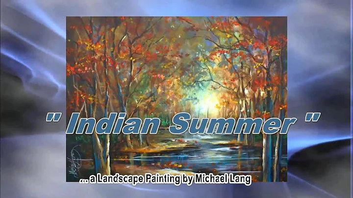 Mix Lang Landscape painting "Indian Summer" 18x24....