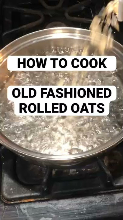 How To Cook Old Fashioned Rolled OATS!! #shorts #youtubeshort