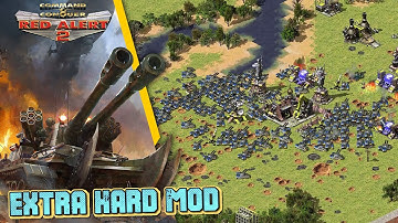 Red Alert 2 | Extra Hard Mod | Apocalypse vs 7 Brutal Ai