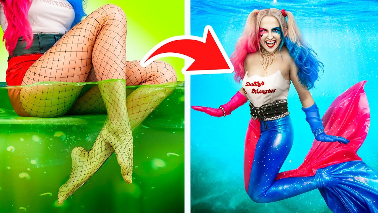 Lúzer Harley Quinnből a Gyönyörű sellő / Joker és Harley Quinn örökbe fogadott