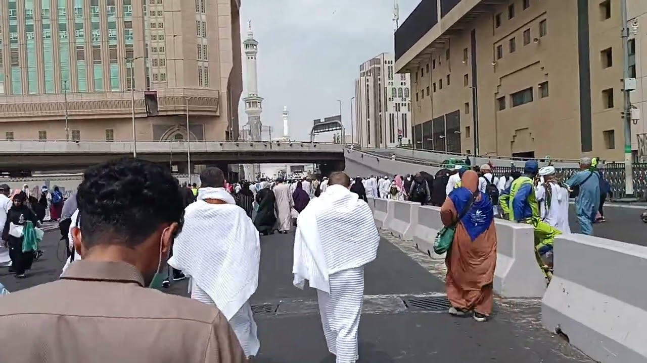 الطريق من فندق الماسة دار الفائزين الى ساحة الحرم المكي 